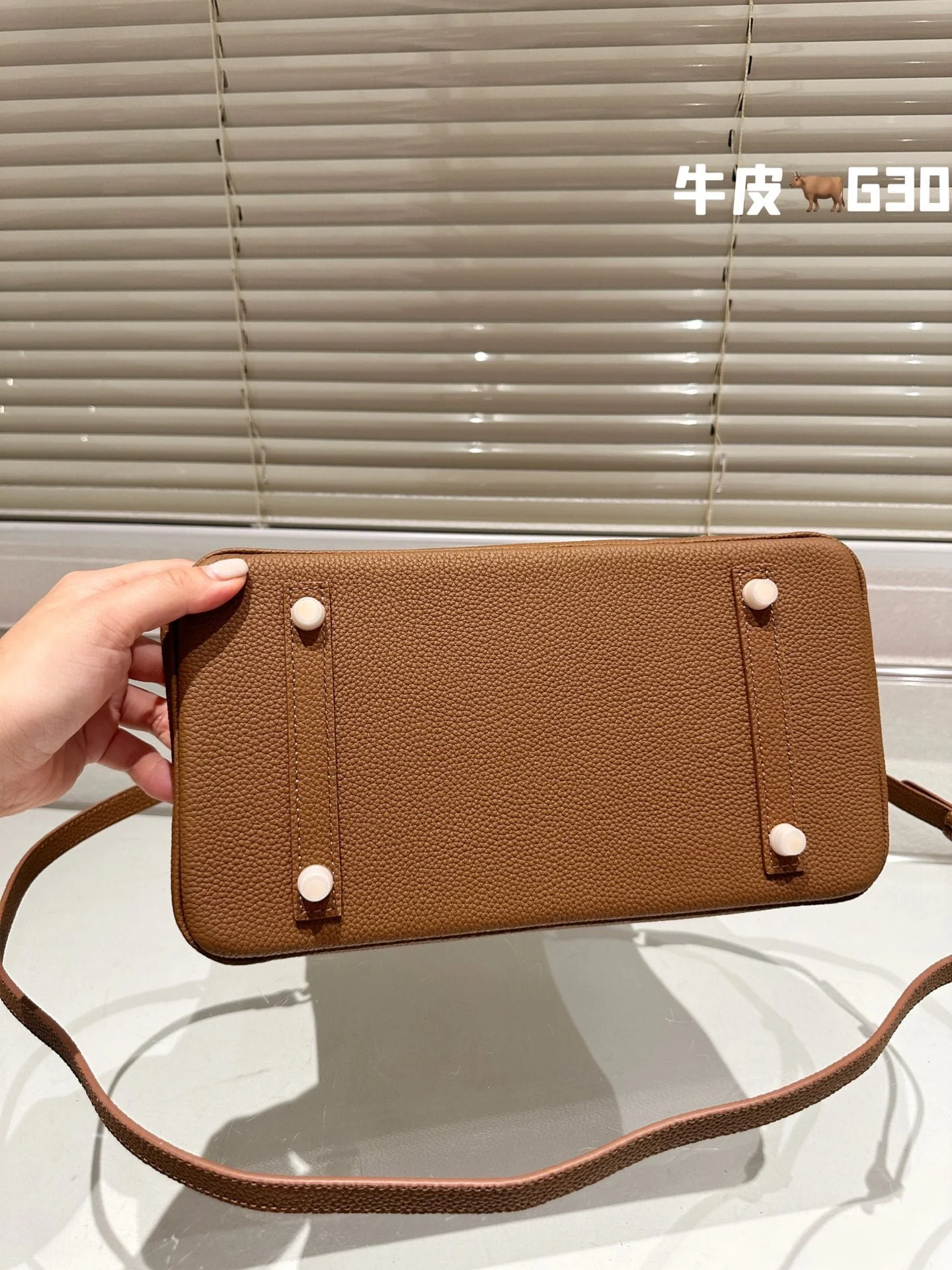 Hermès Birkin Togo Calf Gold Hardware chestnut size: 30Cm/ 25Cm - LITELUX