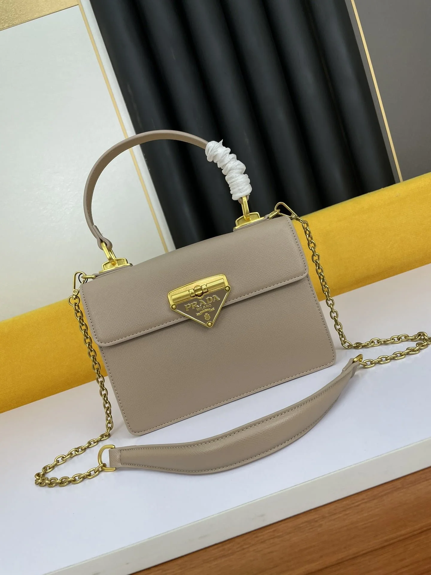 Prada organ bag grey size: 20*15*5cm - LITELUX