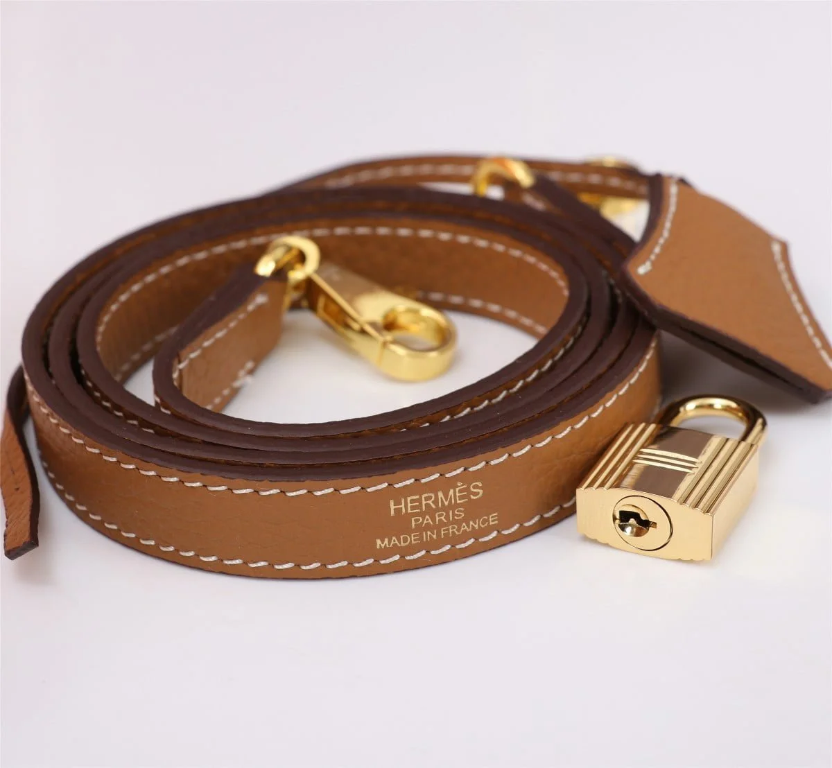 Hermès Kelly Togo Calf Gold hardware Golden brown size: 25Cm/ 28Cm - LITELUX