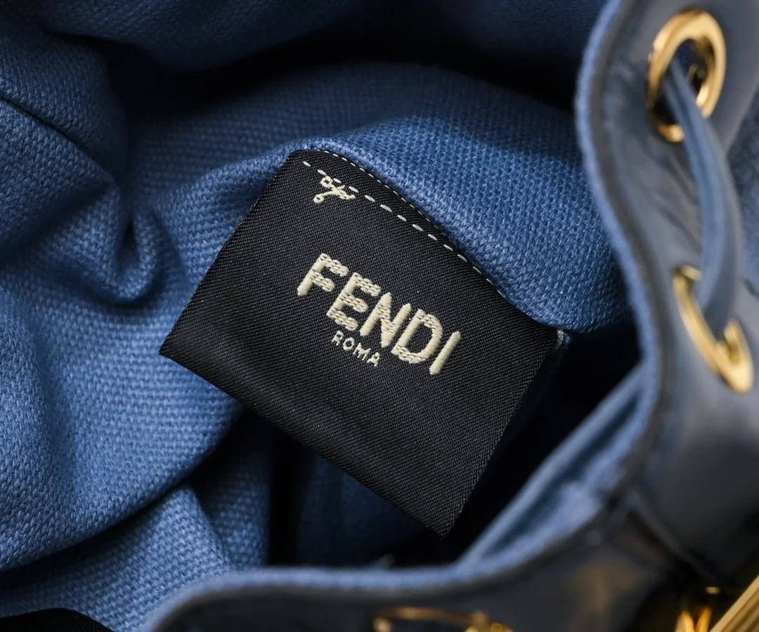 FENDI mini bucket bag 0189 Blue - LITELUX
