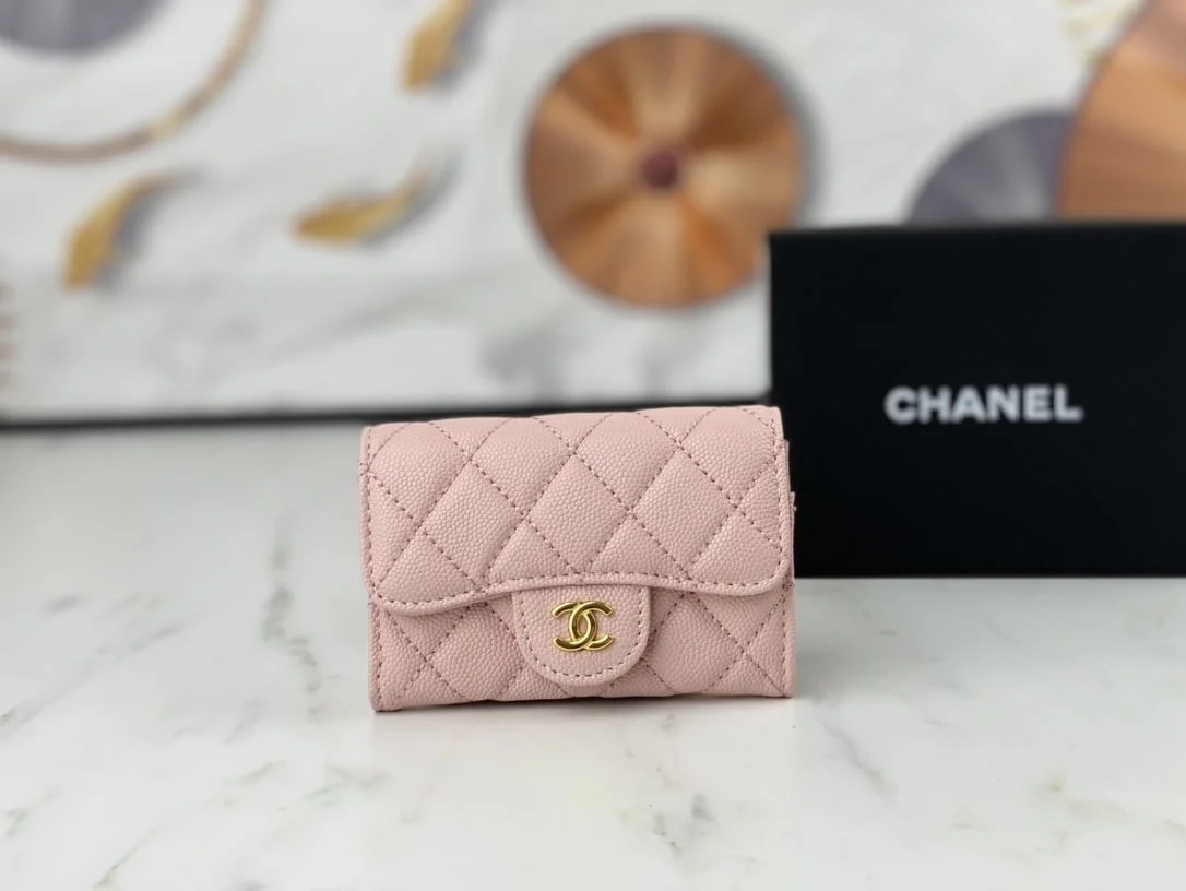 Chanel classic Card Bag & coin Wallet caviar cowhide AP0214 size:7.5 * 11.3 * 2.1 cm - LITELUX
