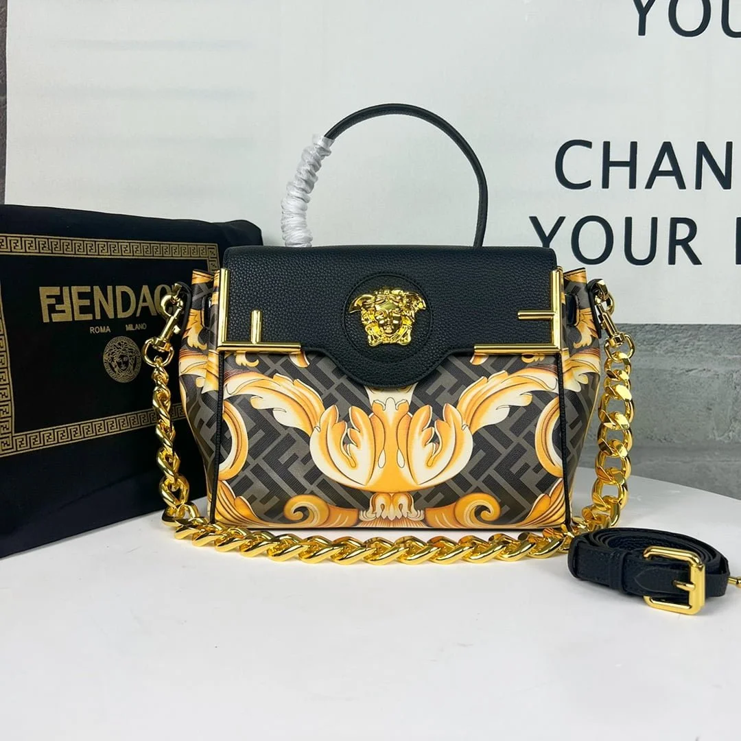 FENDI Fendace La Medusa Crossbody bag - LITELUX
