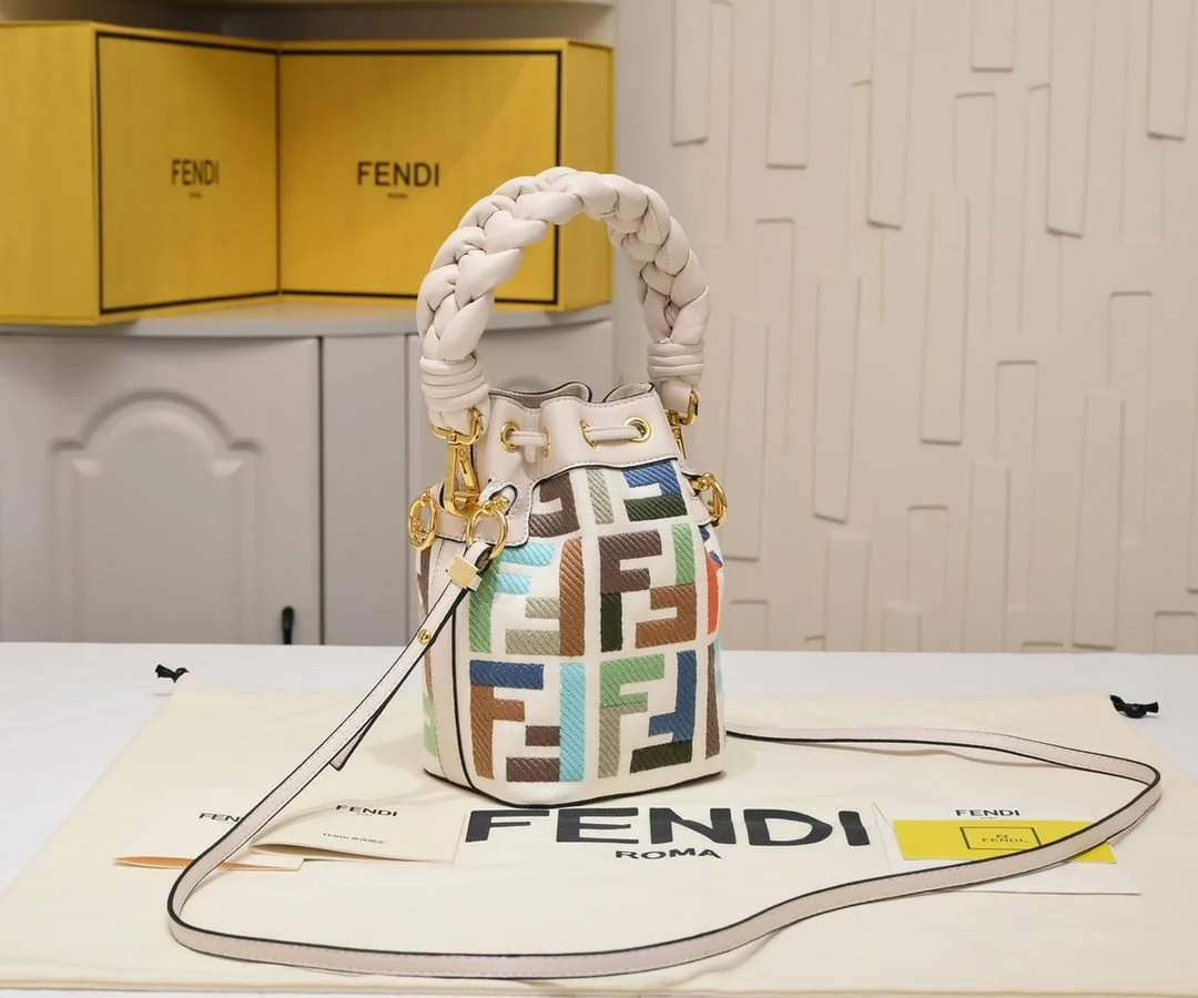 FENDI mini bucket bag 0189 Rainbow - LITELUX