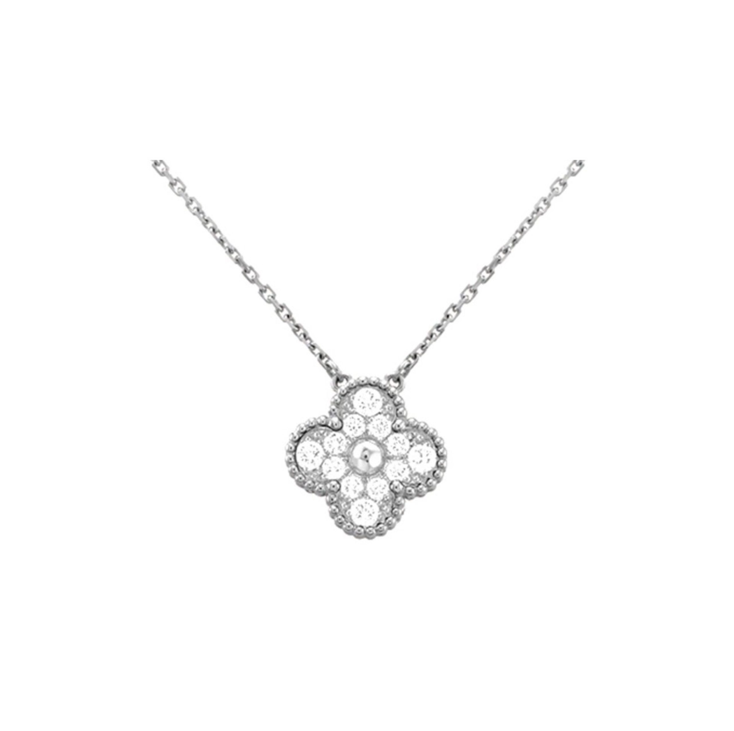 Van Cleef & Arpels Vca Four-Leaf Lucky Necklace - LITELUX