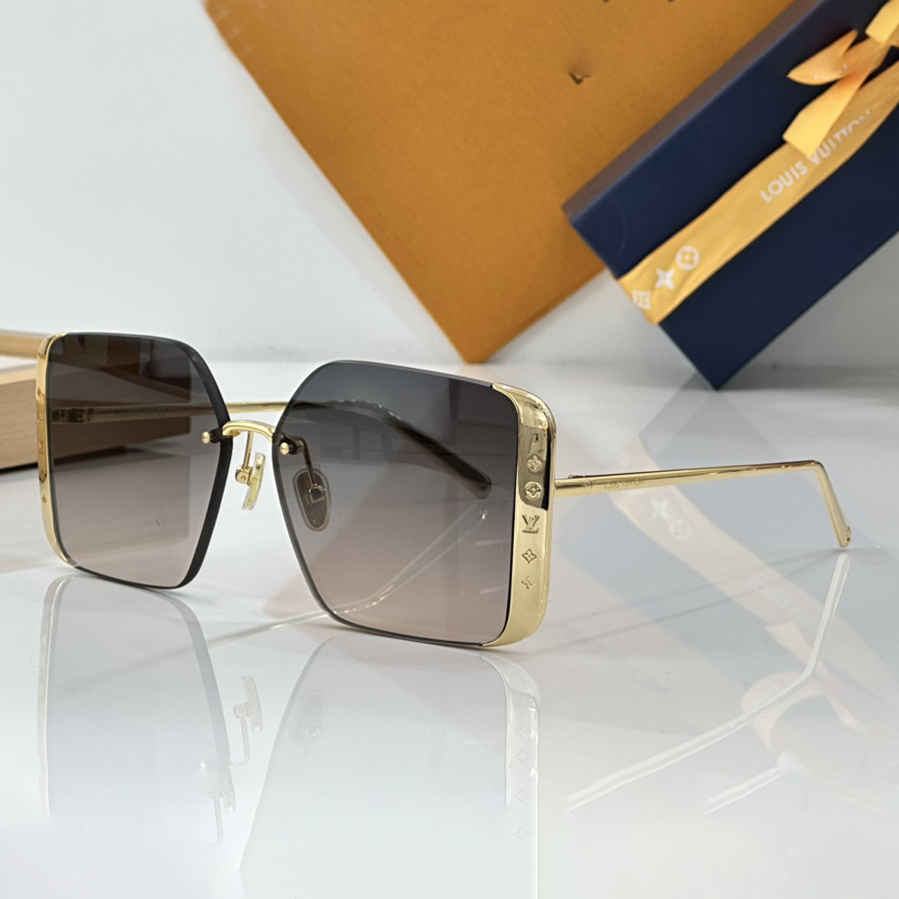 Louis Vuitton LV Lrregular Metal Frame Sunglasses Top Quality （） - LITELUX