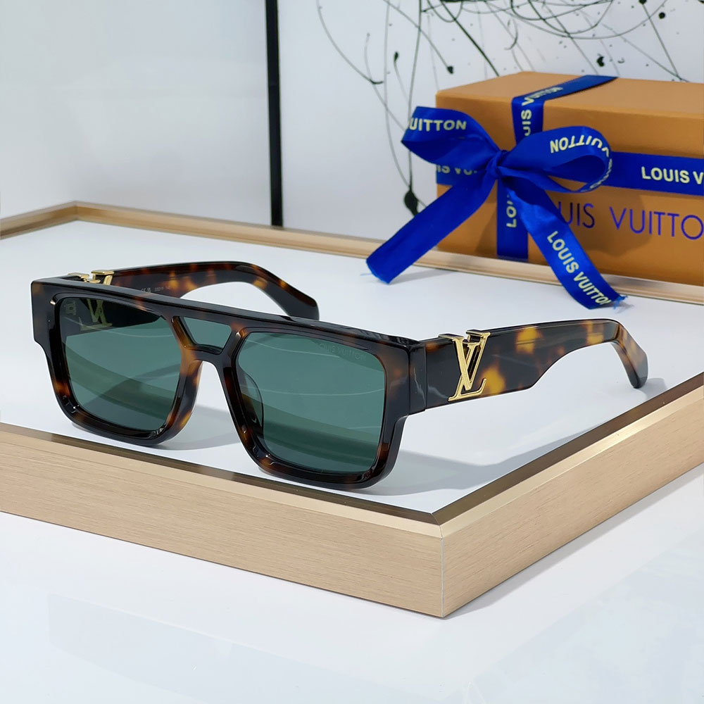 Louis Vuitton LVMirror leg Logo sunglasses Top quality （） - LITELUX