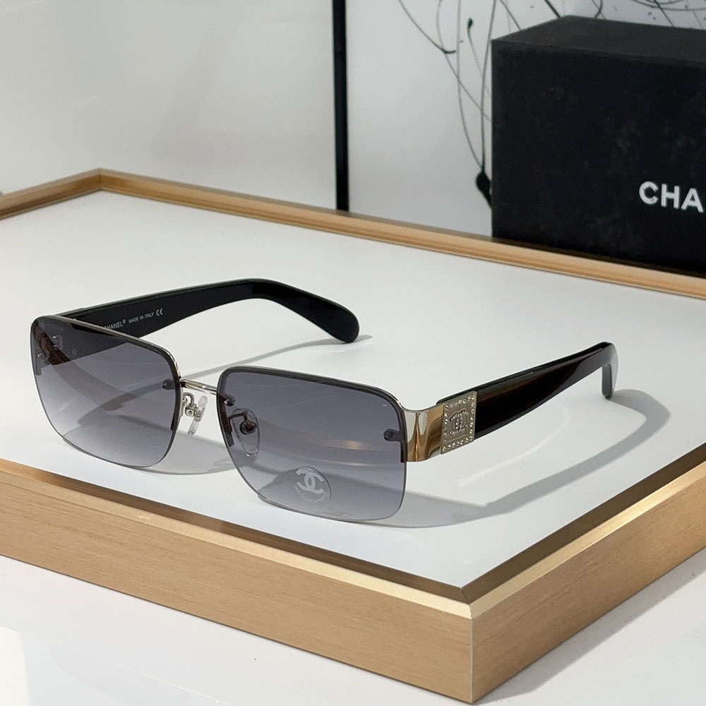 ChanelHalf frame Sunglasses Top quality （） - LITELUX