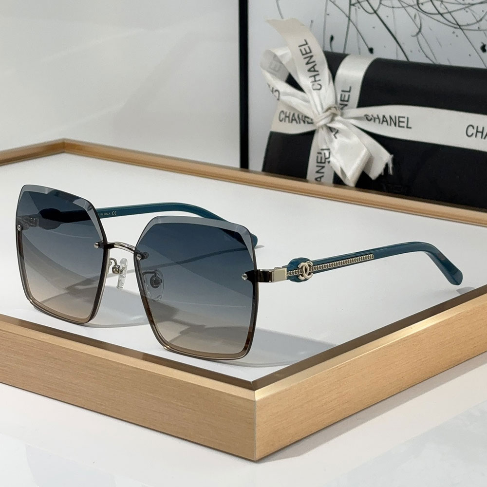ChanelFashion half Frame Sunglasses Top quality （） - LITELUX