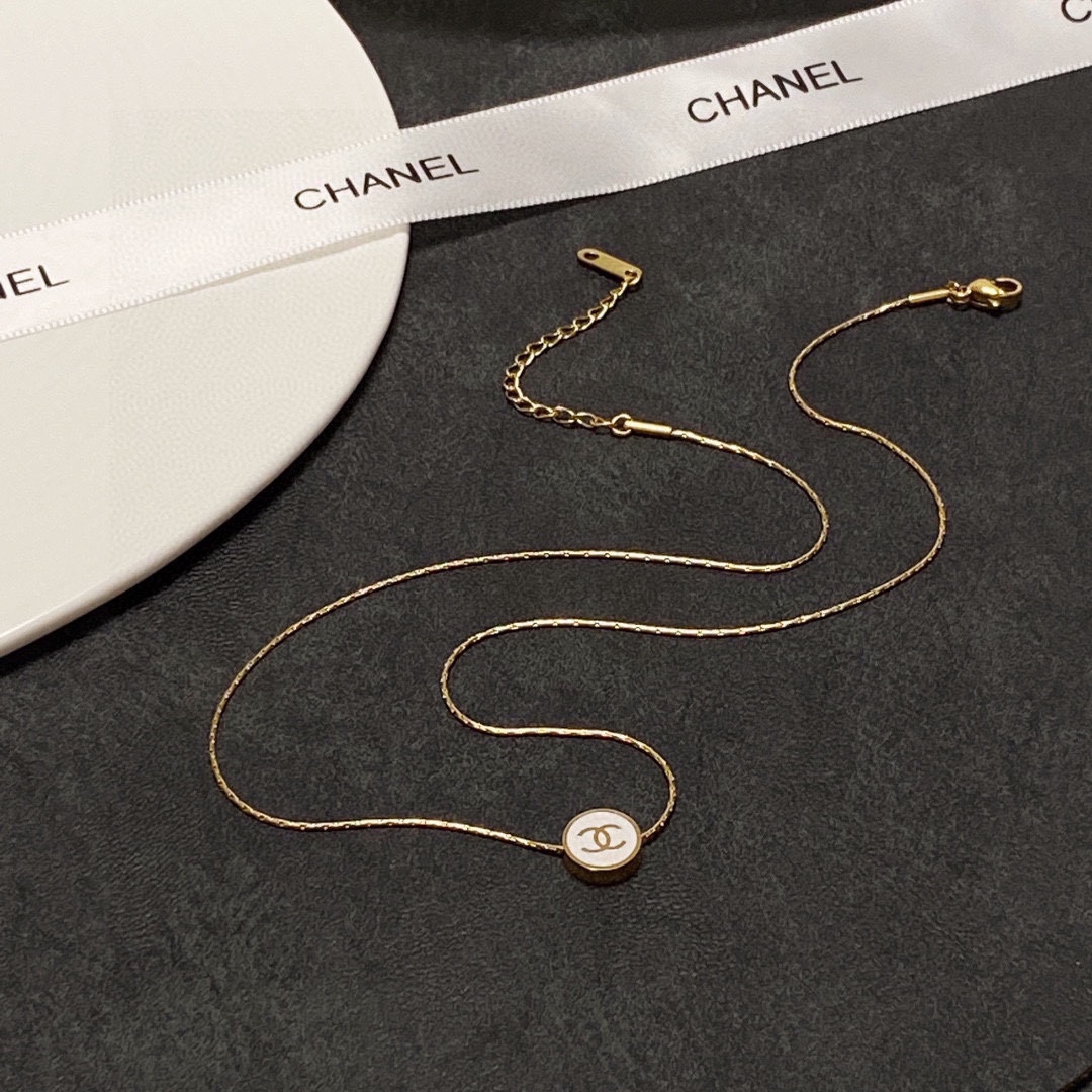Chanel Necklaces - White - LITELUX