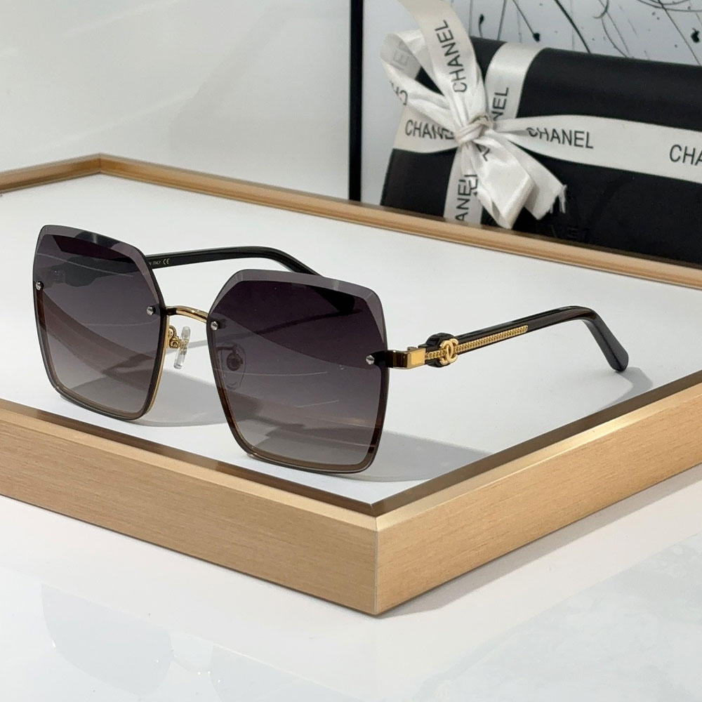 ChanelFashion half Frame Sunglasses Top quality （） - LITELUX