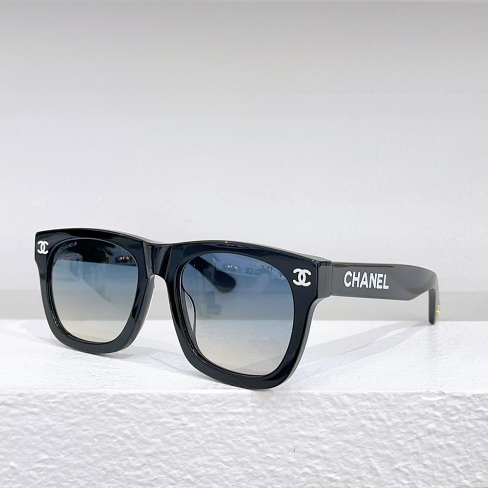 Chanel Thick Round Frame Sunglasses Top Quality （） - LITELUX
