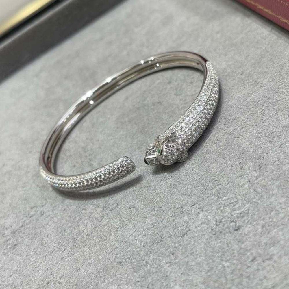 Cartier half diamond bracelet - LITELUX