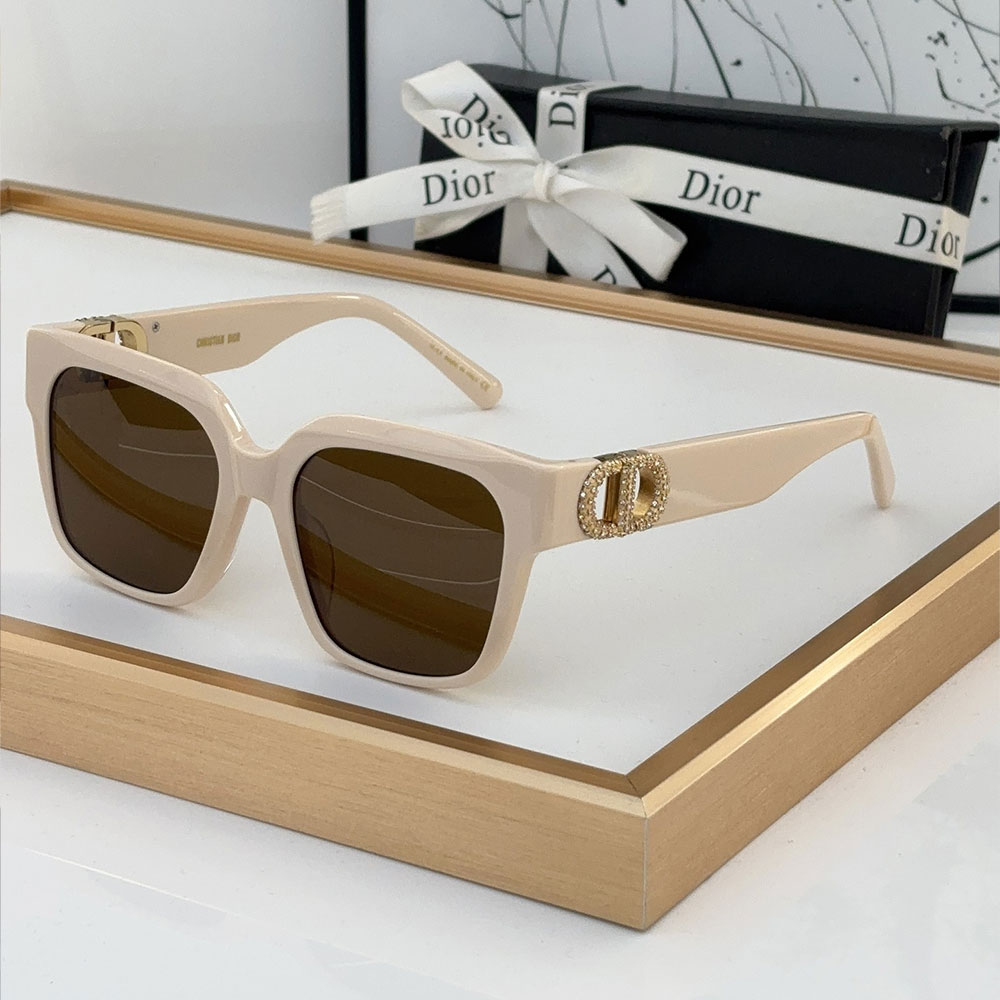 Dior Mirror Leg Hollow CD Logo sunglassesTop quality () - LITELUX