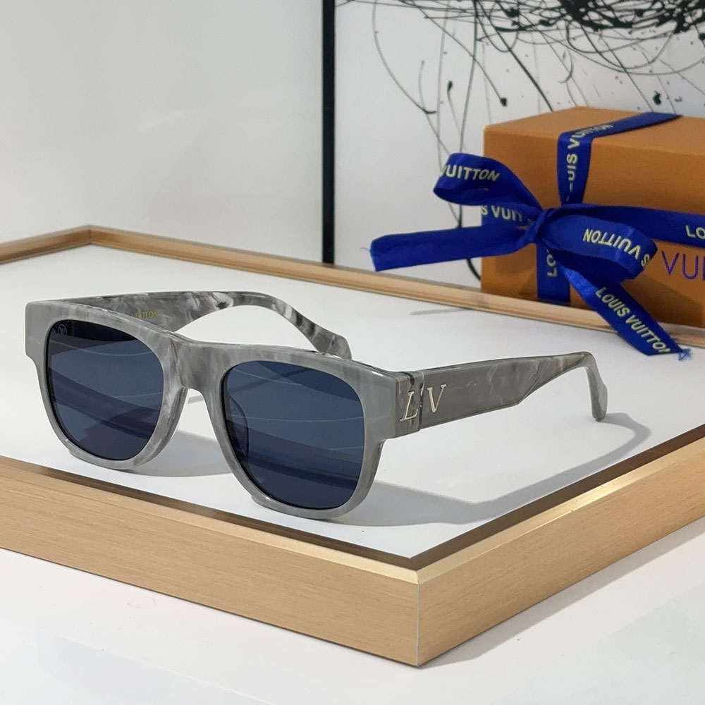 Louis Vuitton LV Mirror Leg Logo identification sunglasses Top quality （） - LITELUX
