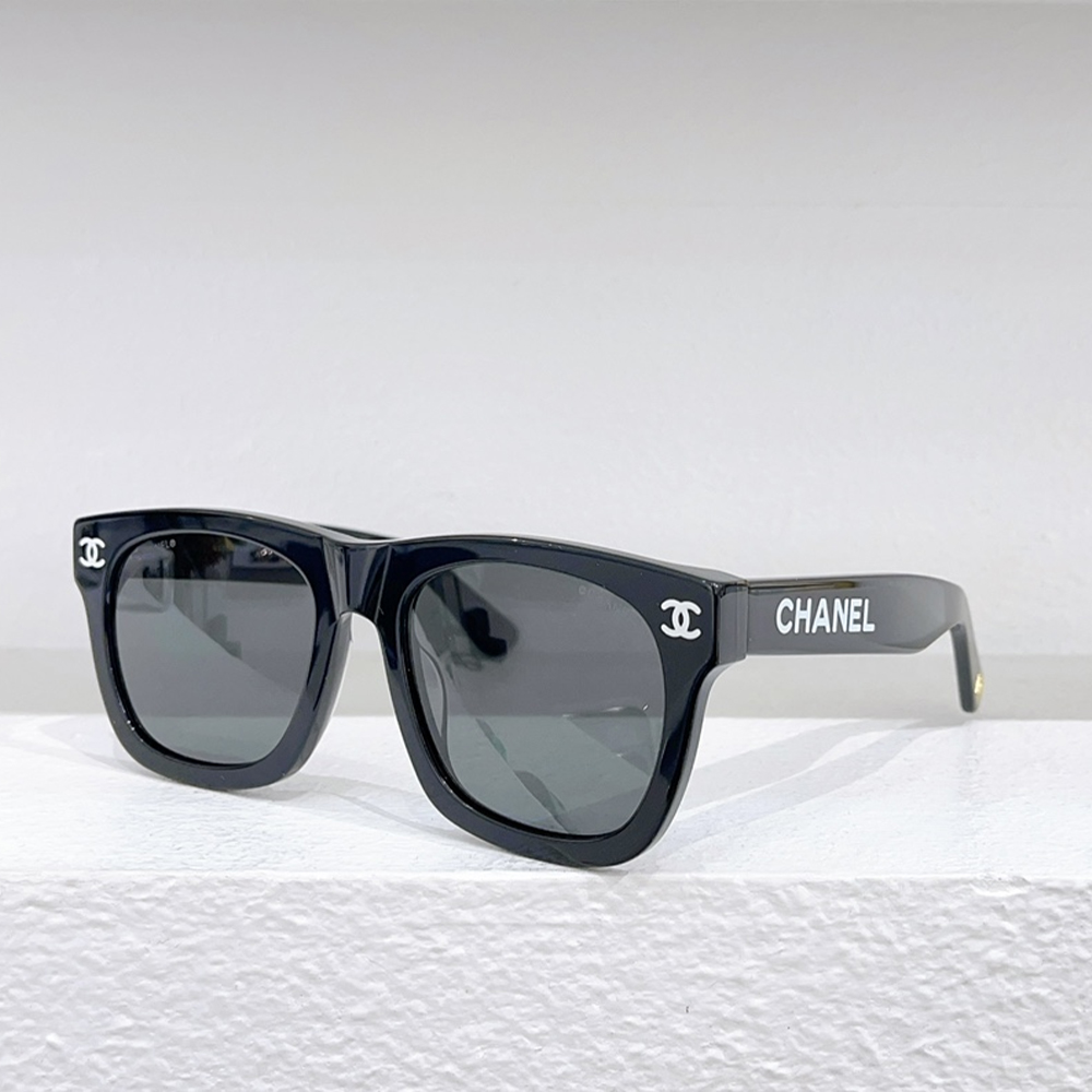 Chanel Thick Round Frame Sunglasses Top Quality （） - LITELUX
