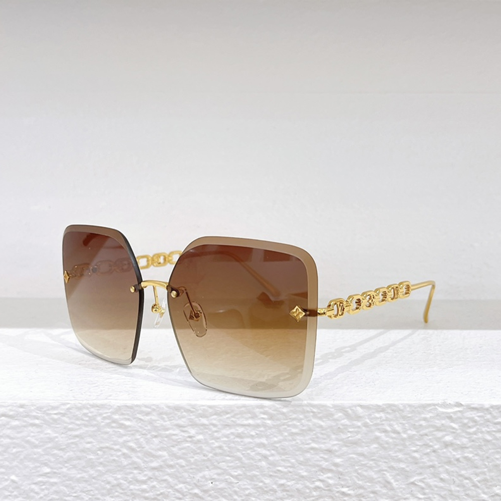Louis Vuitton LV Square Irregular Sunglasses Top Quality （） - LITELUX