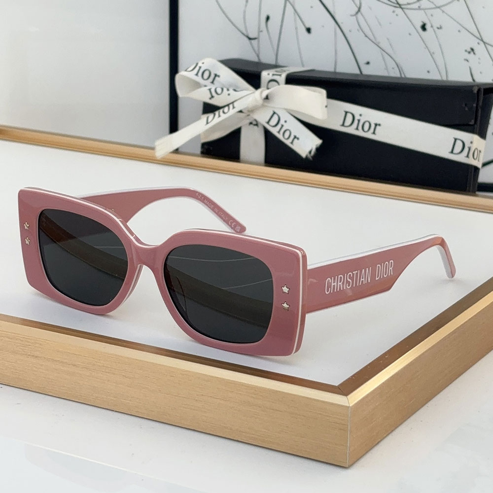 Dior Side Letter Plate Frame sunglasses Top quality () - LITELUX