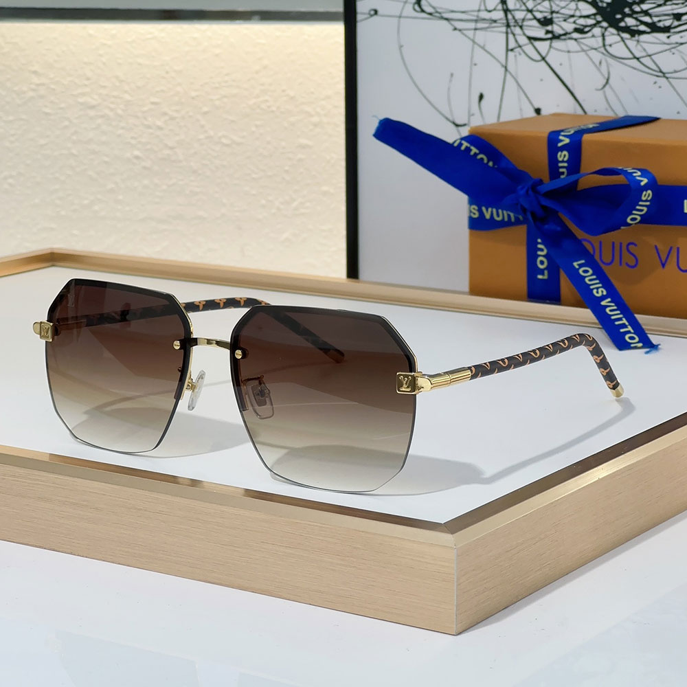 Louis Vuitton LV Clockwise Canvas sunglasses Top quality （） - LITELUX
