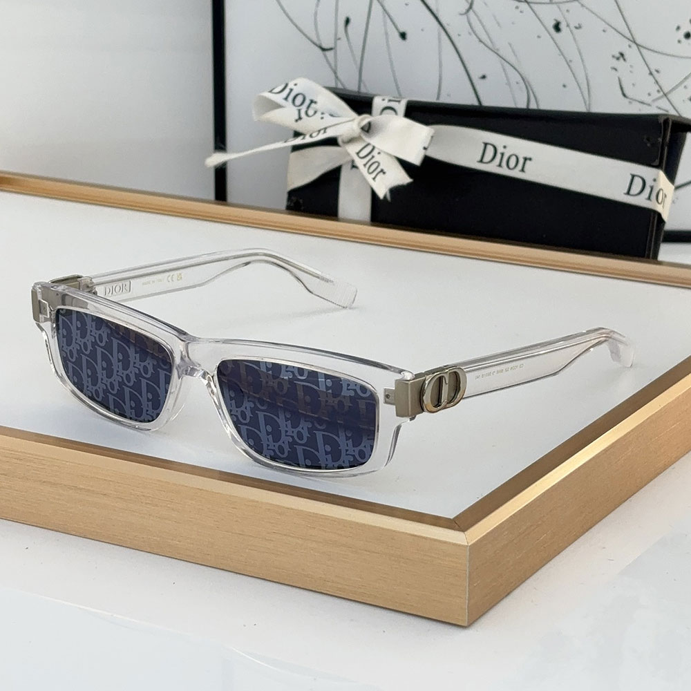 Dior Mirror Leg Stereoscopic Logo Acetate Fibre sunglasses Top quality() - LITELUX