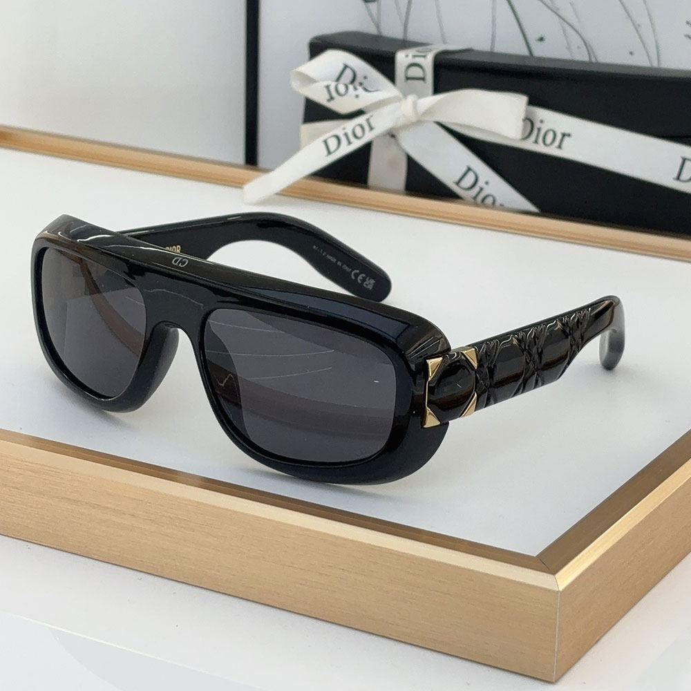 Dior Classic Logo Decorated Mirror Leg Acetate sunglassesTop quality () - LITELUX
