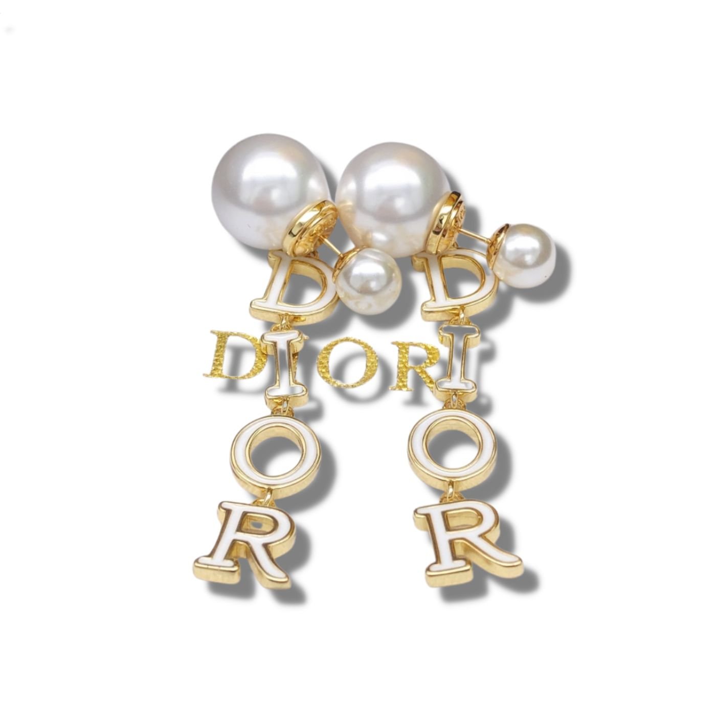 Dior 21 Autumn Earrings Gold For Women - LITELUX