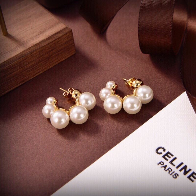 Celine Pearl Earrings - White - LITELUX