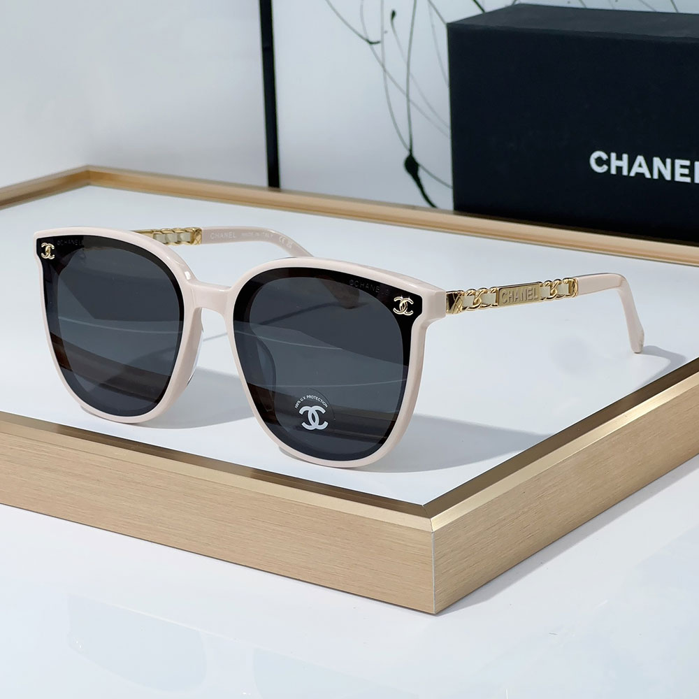 Chanel Mirror Logo Decoration Sunglasses Top quality （） - LITELUX
