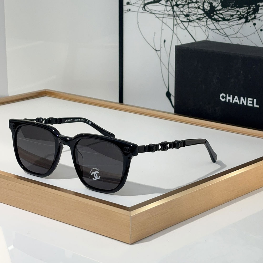 ChanelMirror leg With Drill Sunglasses Top quality （） - LITELUX