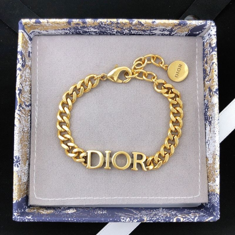 Christian Dior Metal Logo Bracelet - LITELUX
