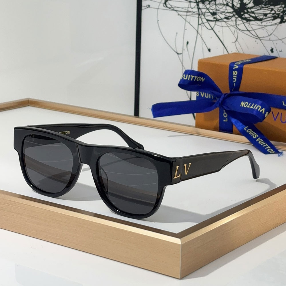 Louis Vuitton LV Mirror Leg Logo identification sunglasses Top quality （） - LITELUX