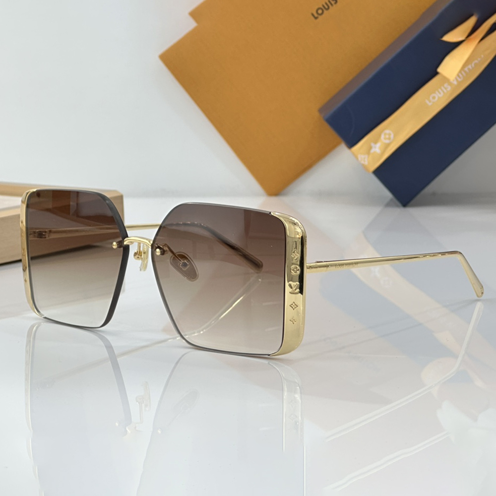 Louis Vuitton LV Lrregular Metal Frame Sunglasses Top Quality （） - LITELUX