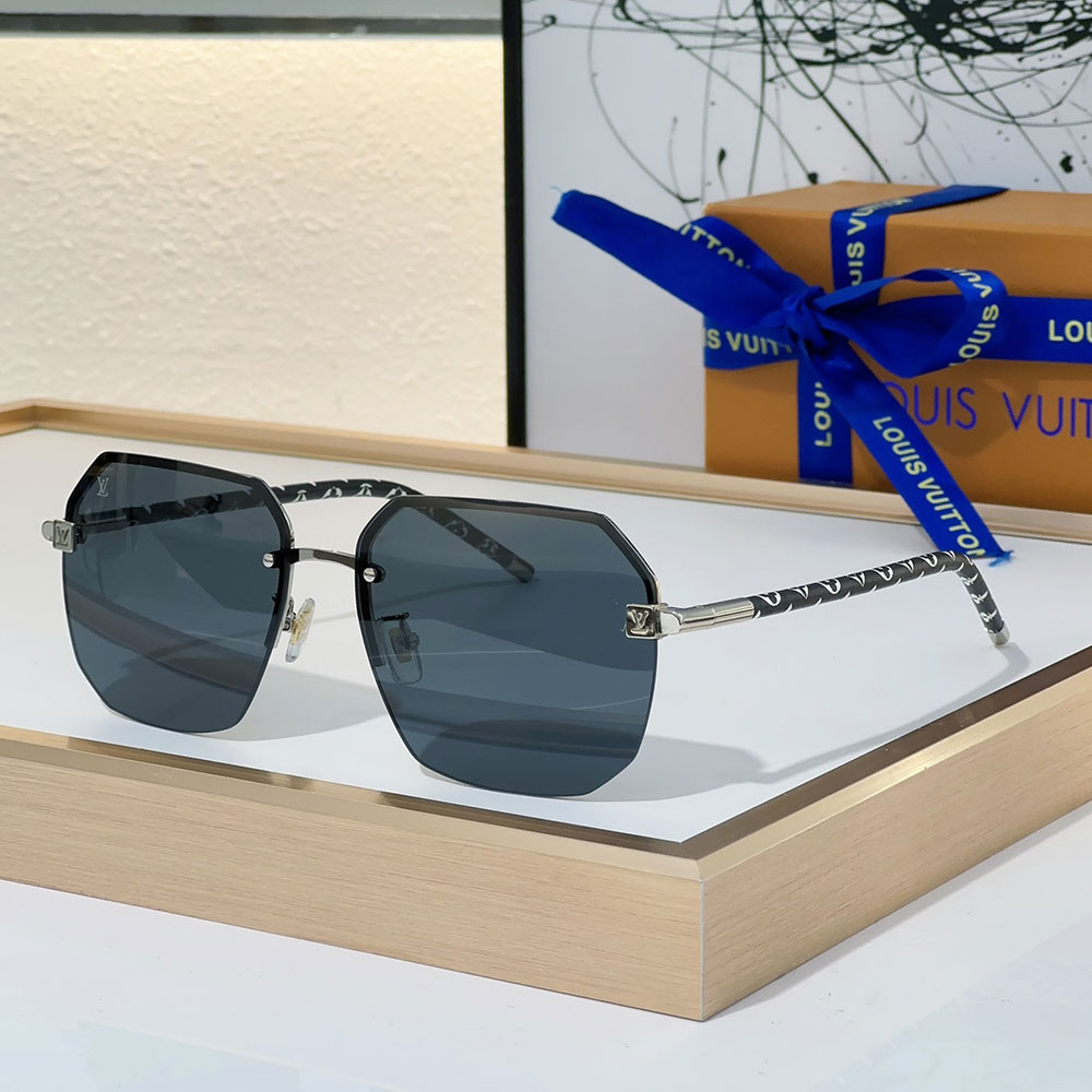Louis Vuitton LV Clockwise Canvas sunglasses Top quality （） - LITELUX