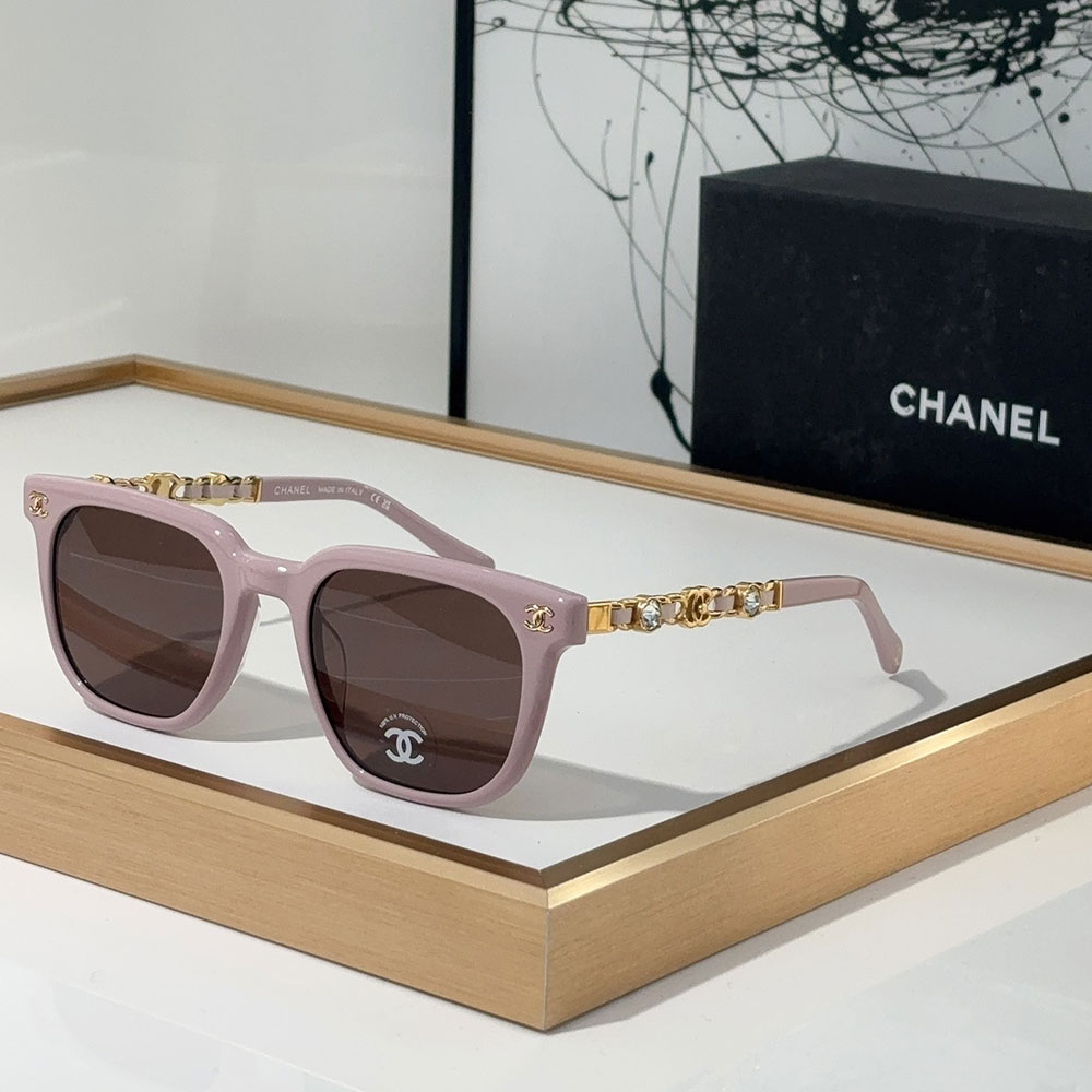 ChanelMirror leg With Drill Sunglasses Top quality （） - LITELUX