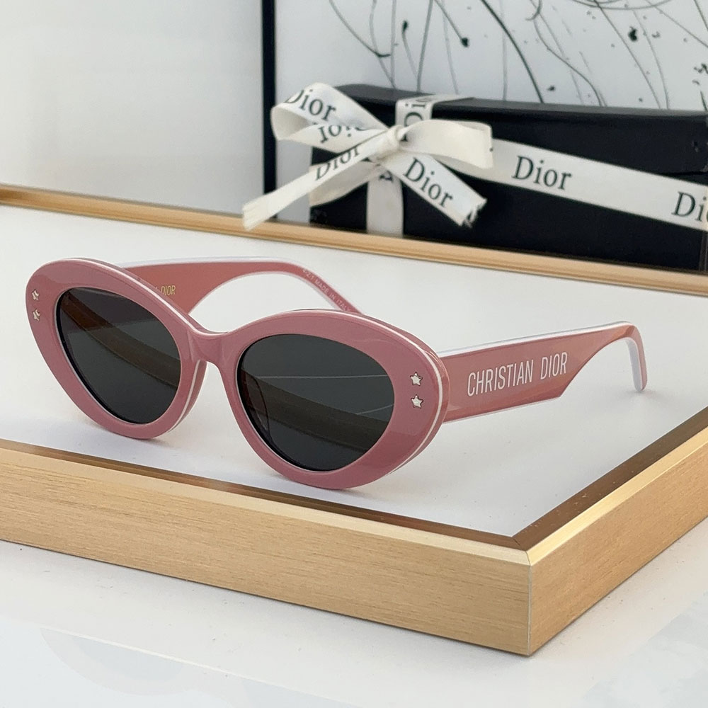 Dior Star Logo Acetate Fibre Cat eye sunglasses Top quality () - LITELUX