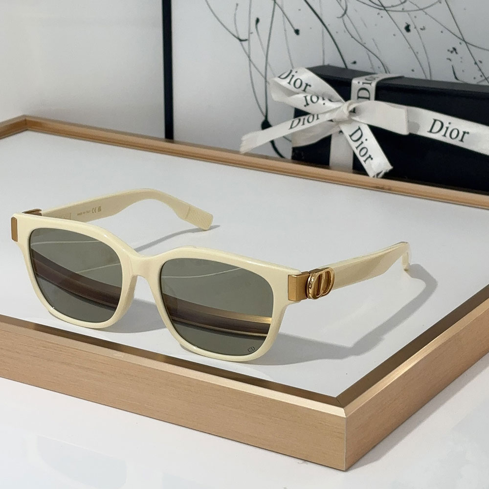 DiorMirror leg Logo identification Acetate fibresunglassesTop quality () - LITELUX