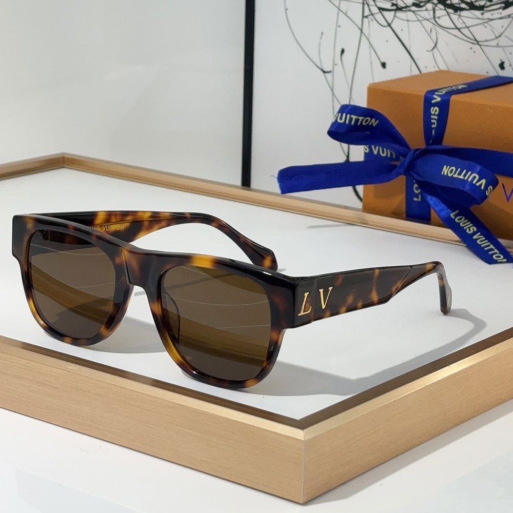 Louis Vuitton LV Mirror Leg Logo identification sunglasses Top quality （） - LITELUX