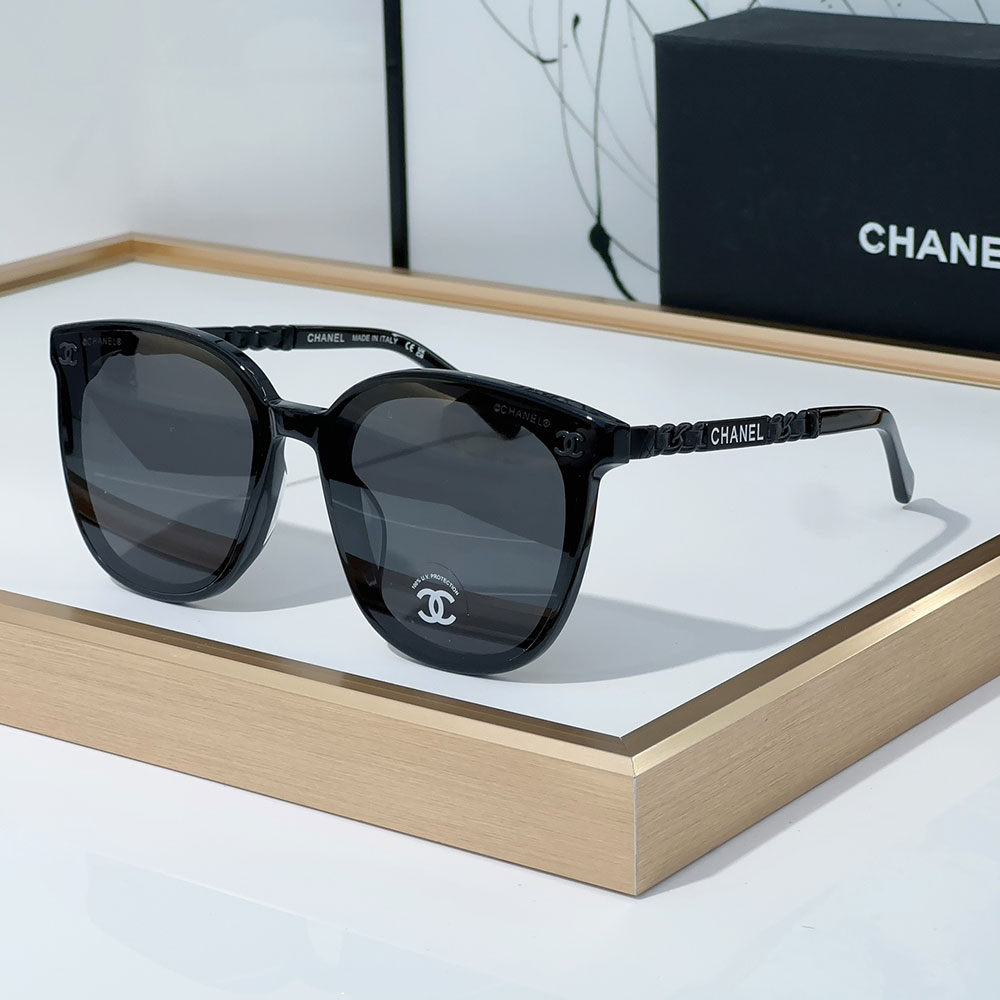 Chanel Mirror Logo Decoration Sunglasses Top quality （） - LITELUX