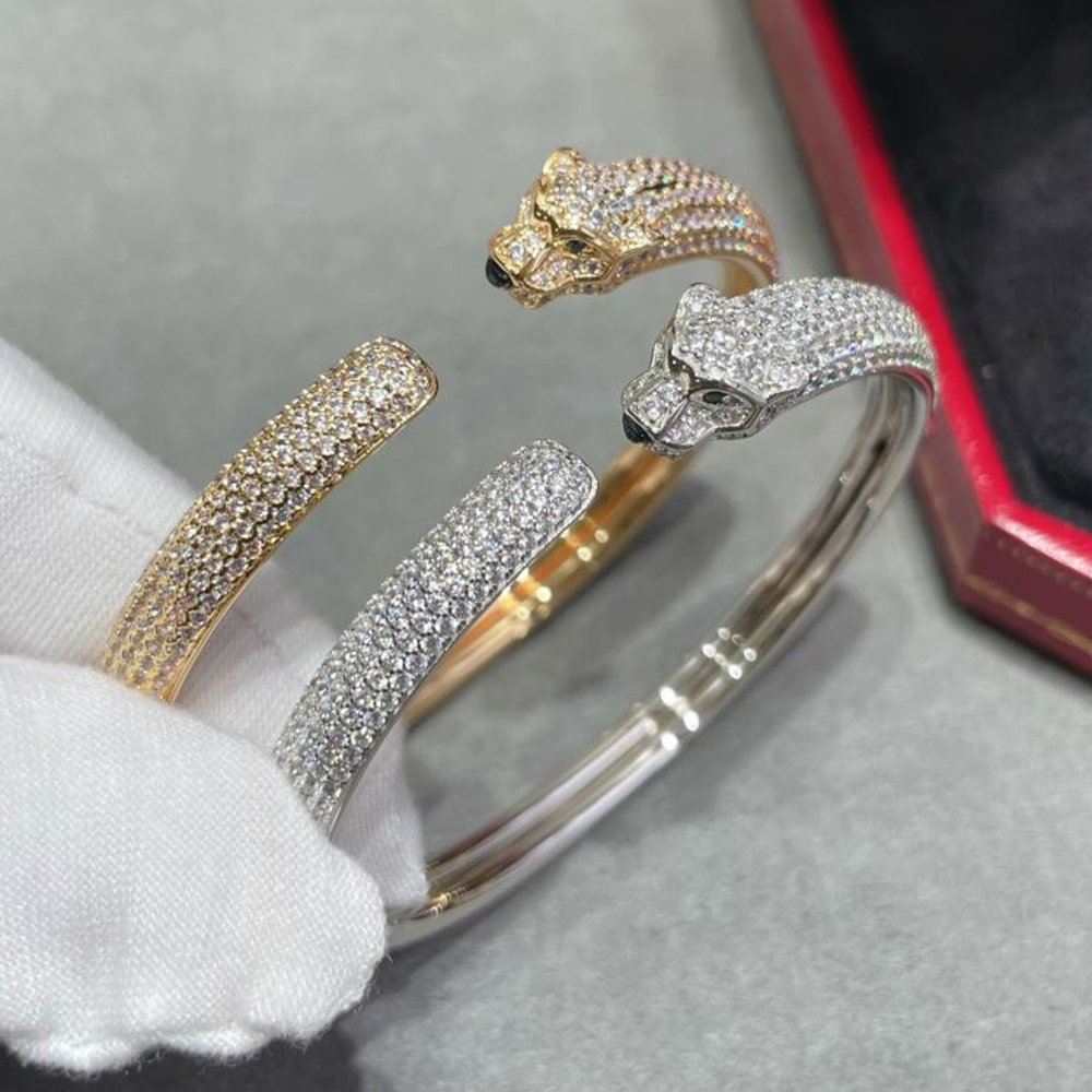 Cartier half diamond bracelet - LITELUX
