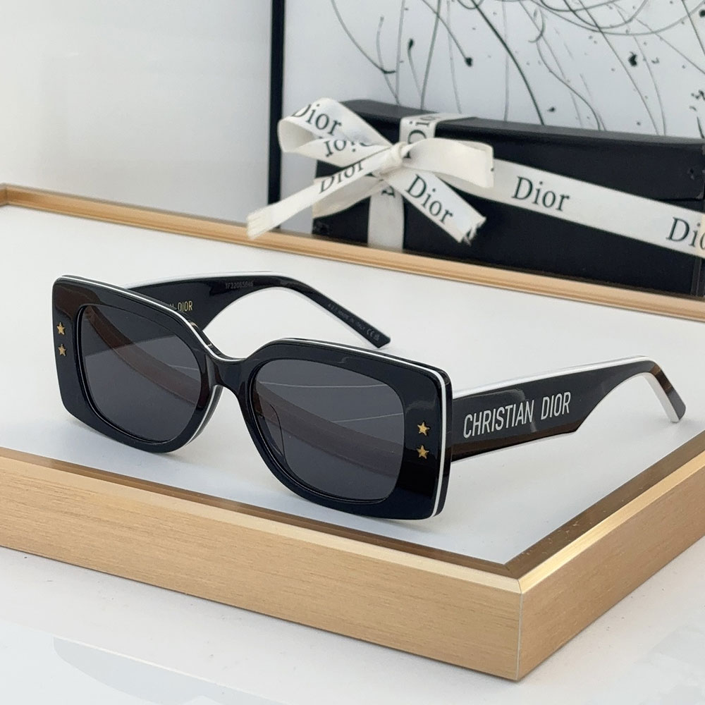 Dior Side Letter Plate Frame sunglasses Top quality () - LITELUX
