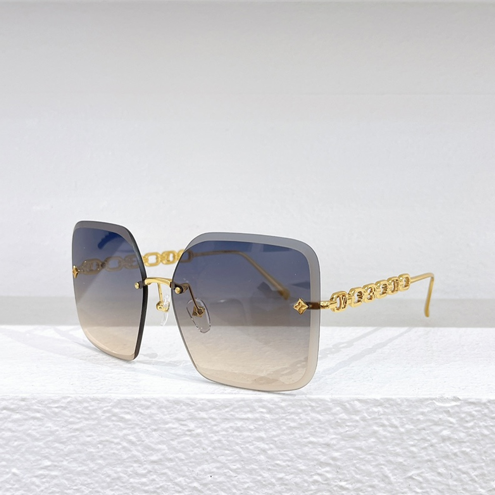 Louis Vuitton LV Square Irregular Sunglasses Top Quality （） - LITELUX