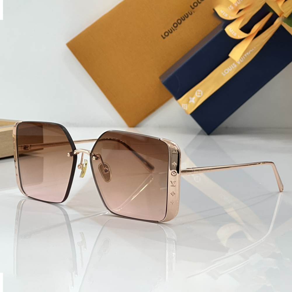 Louis Vuitton LV Lrregular Metal Frame Sunglasses Top Quality （） - LITELUX