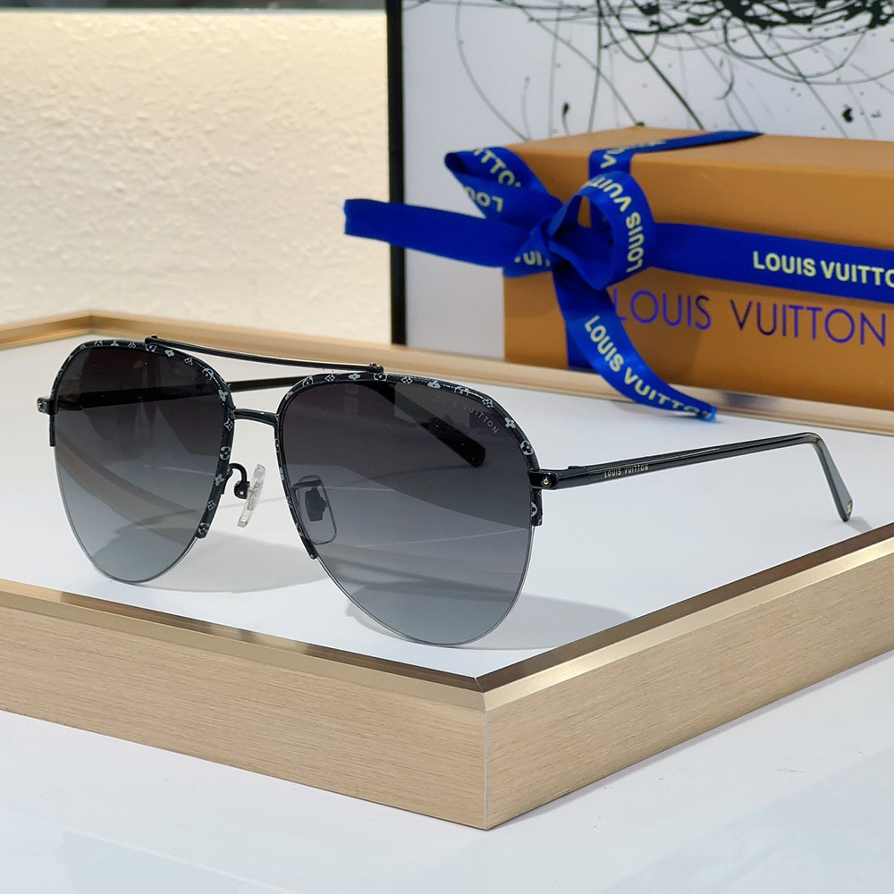 Louis Vuitton LV Frame Logo sunglasses Top quality （） - LITELUX