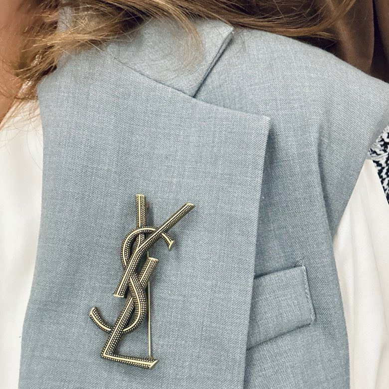 Saint Laurent YSL Brooches - LITELUX