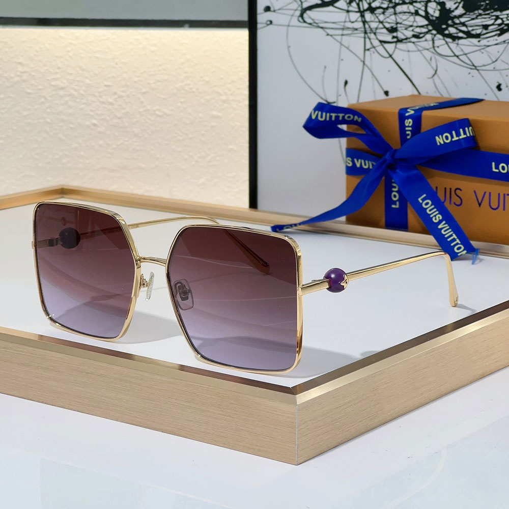 Louis Vuitton LV Elegant Fashion Personality sunglasses Top quality （） - LITELUX