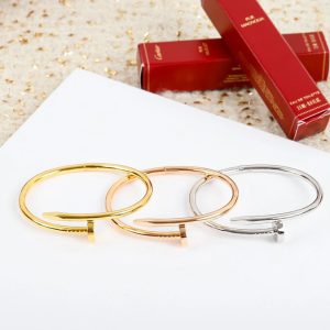 Cartier 3-color JUSTE UN CLOU bracelet - LITELUX