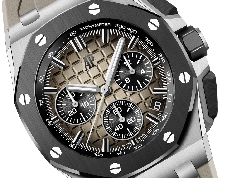OFFSHORE  Smoked Light Brown Dial CHRONOGRAPH 43mm - LITELUX