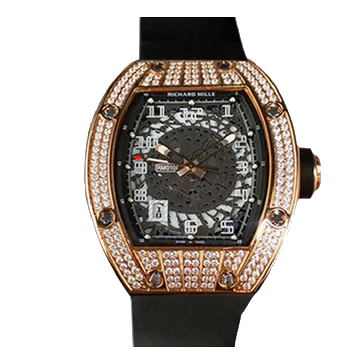 Richard Mille RM010 RM010-002 Around 5042mm Men Transparent Dial Rose Gold - LITELUX