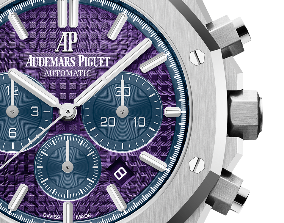 ROYAL OAK Plum purple dial CHRONOGRAPH 41mm - LITELUX