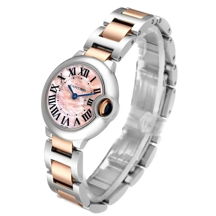 BALLON BLEU Pink Mother of Pearl Dial 28mm - LITELUX