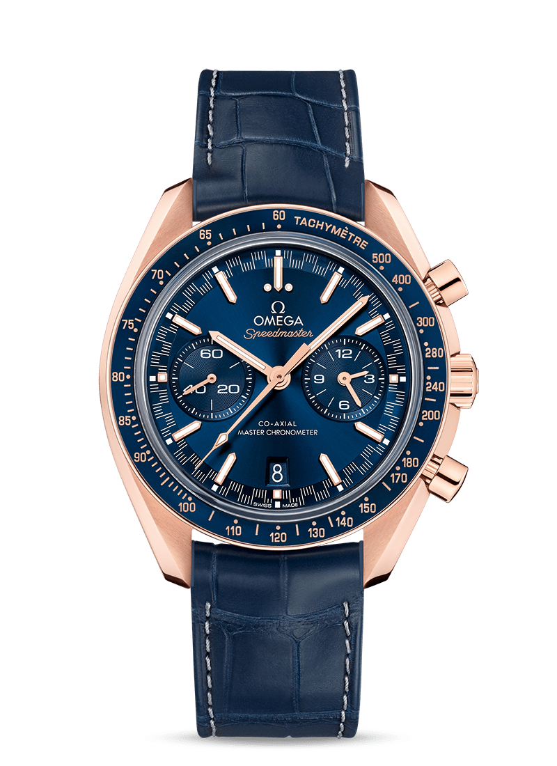 Speedmaster RACING Sedna™ gold Blue 44.25mm - LITELUX